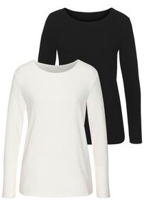 Рубашка VIVANCE, черный/белый