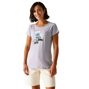 Футболка с коротким рукавом Regatta Breezed V, фиолетовый