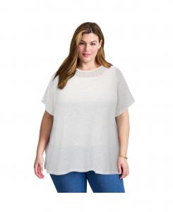 Легкий женский свитер "летучая мышь" AVENUE, Ivory