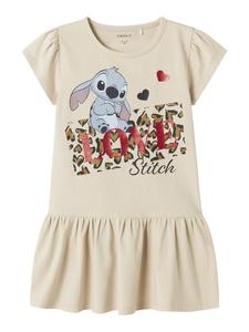 Платье NAME IT Stitch, светло-бежевый