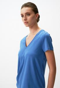 Базовая футболка STRAIGHT FIT V NECK SHORT SLEEVED Jimmy Key, синий