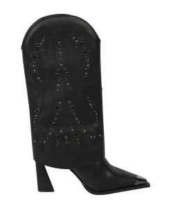 Ботинки с отделкой заклепками Alma En Pena, черный