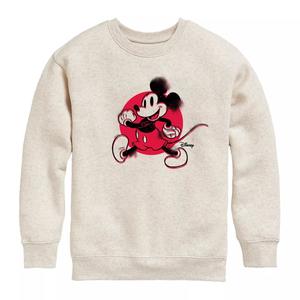 Флисовая толстовка с рисунком глюка в стиле ретро для мальчиков 8–20 лет Disney's Mickey Mouse Licensed Character