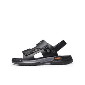 Ritai Пляжные сандалии мужские коричневые и черные, цвет Black