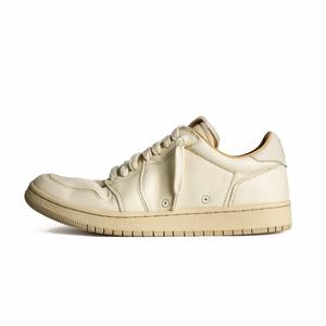 Антискользящие износостойкие низкие кеды для скейтбординга унисекс экрю PIPG