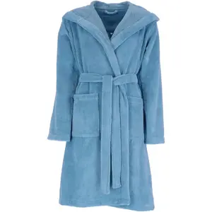 Женский халат для купания Romina, идеально подходит для сауны и спа, гостиничный халат, утренний халат 1 шт., с вышивкой логотипа Bugatti, Blue moon