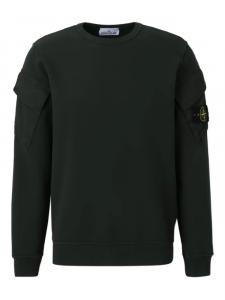 Толстовка с принтом «Можжевельник» Stone Island, черный
