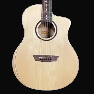 Электроакустическая гитара Washburn Suprema SC40SCE Bella Tono Studio Cutaway с цельной верхней декой, натуральный глянец