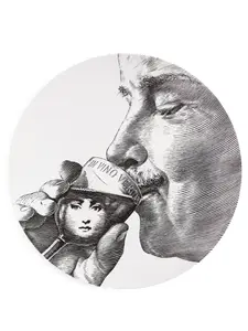 Настенная тарелка Variazioni n.256 Fornasetti, черный