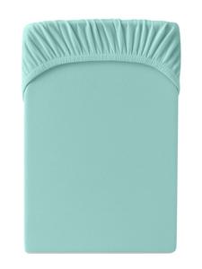 Cats Collection Простыня на резинке из высококачественного трикотажа, бирюзового цвета