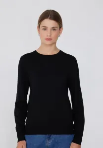 Джемпер с длинными рукавами и круглым вырезом Tezenis, Black