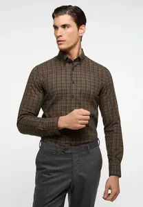 Рубашка Eterna с длинными рукавами "SLIM FIT", черный