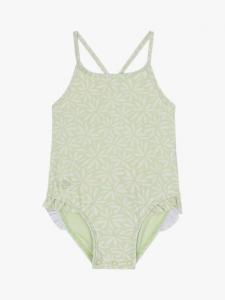 Детский купальник с уф-защитой в цветочном принте Swim Essentials, Green Matcha
