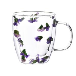 Кружка Mondex, 0,35 л, прозрачный/фиолетовый