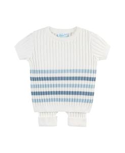 Комплект трикотажных изделий в полоску для мальчиков - для малышей, малышей Feltman Brothers, слоновая кость/кремовый