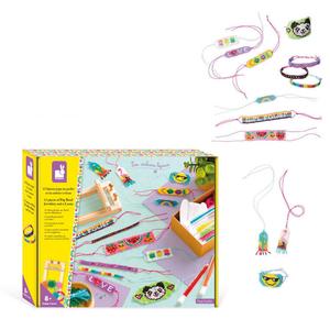 Janod, Креативный набор для создания украшений из бисера на ткацком станке 8+