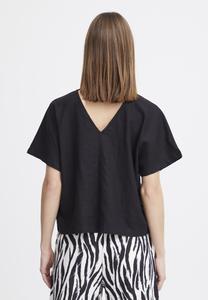 Блуза BYFALAKKA VNECK BLOUSE b.young, черный деним