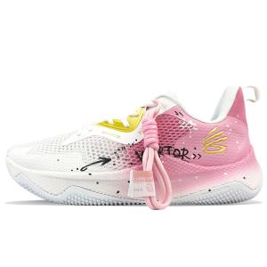 Under Armour Кроссовки баскетбольные мужские Curry Splash 3 Slip Resistant Abrasion Resistant низкие White Pink
