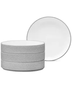 Тарелки глубокие Colortex Stone Stax, набор из 4 шт. Noritake, grey