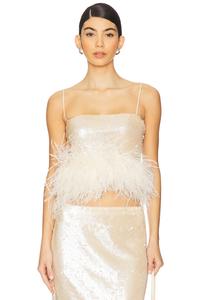 Блузка с пайетками от марианны сеси L'Academie, красный