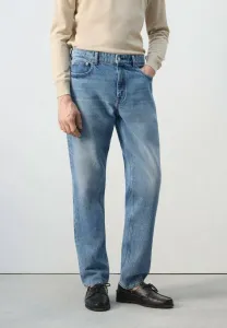 Джинсы прямого кроя Mango, Medium Blue