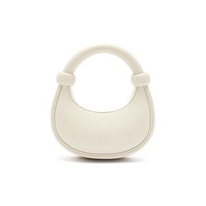 MUVA Кожаная сумка через плечо, Milkshake White