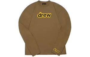 Футболка с логотипом Letter Series, унисекс, коричневая Drew House, коричневый