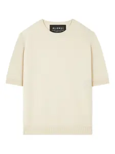 Футболка с короткими рукавами Alanui, бежевый