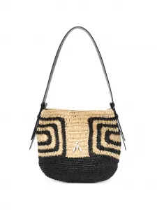 Пляжная сумка из рафии Patrizia Pepe, желтый