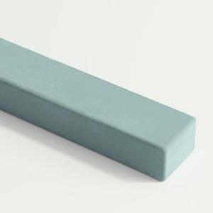 Generic Подушка для заполнения зазора у кровати льняная прямоугольная съемная Blue