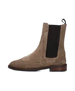 Ботинки челси бежевого цвета 32068 Pertini, коричневый