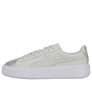 Кроссовки basket platform 'peppermint green' Puma, зеленый