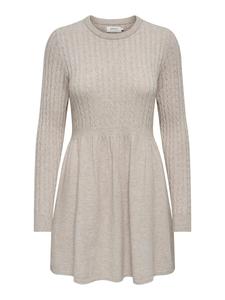 Вязаное платье ONLY Knitted dress ONLFia, пятнистый бежевый