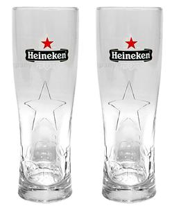 Набор бокалов для пива Heineken 0,25 - 2x стакана для пива 0,25 GEEICHT эллипс