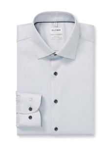 OLYMP Рубашка на пуговицах Regular fit в серебристом цвете