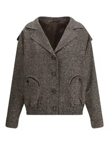 Бомбер Sarissa Charlie с застёгивающимися карманами Blazé Milano, коричневый