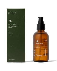 Масло № 0 - Массажное масло для ванны и тела - 113 мл, прозрачное Maude, прозрачный