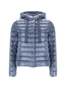 Куртка с капюшоном и длинными рукавами Herno, синий