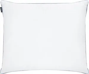 Подушка для кровати BELIANI низкая, трехкамерная, с перьями и пухом белой утки, 50x60 см, чехол из высококачественного хлопка, пуховая подушка Beliani