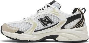 Кроссовки New Balance 530, белый/золотой