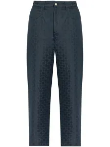 Джинсы с монограммой Givenchy, синий