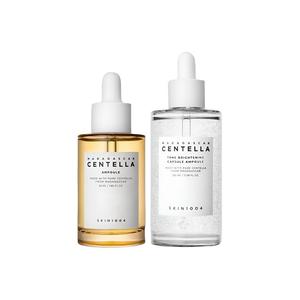 Набор для ухода за кожей Pearl White Brightening Essence Ampoule, подтягивающий и увлажняющий, 100мл+210мл SKIN1004, Two-Piece Set: Hydrating Serum 100ml+Comfrey Serum 55ml