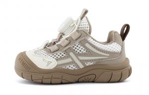 Нескользящие, амортизирующие, износостойкие, низкие детские туфли для младенцев и малышей EBMINI, бежевый/хаки