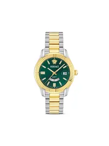 Наручные часы Greca GMT 41 мм Versace, зеленый