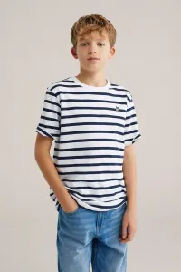 Футболка с принтом We Fashion, Dark Blue