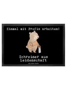 Коврик для ног Mr. & Mrs. Panda, черный