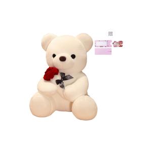 AOLETU Милый плюшевый мишка Hug Rose Bear, высота 25см/35см/45см