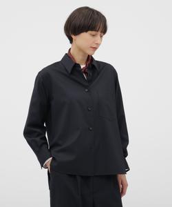 Рубашка из камвольной шерсти поплина