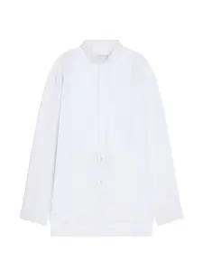 Сорочка из хлопка в стиле смокинг Dries Van Noten, белый