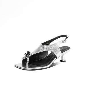 Rosa Bianca Сандалии на одной бляшке 6 см женские серебристые, цвет Silver
